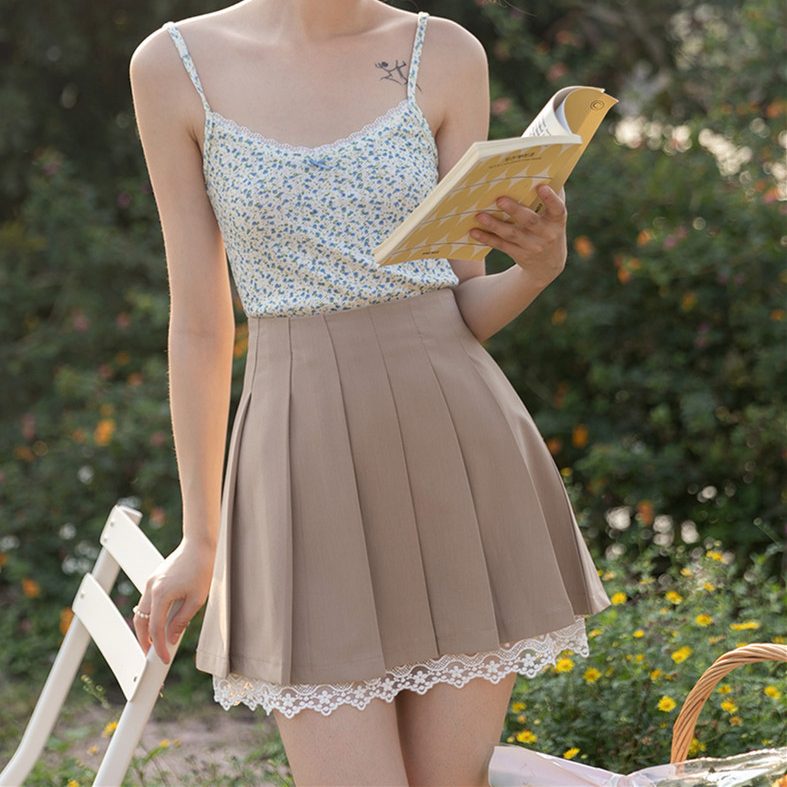 Petite Pleated Skirt